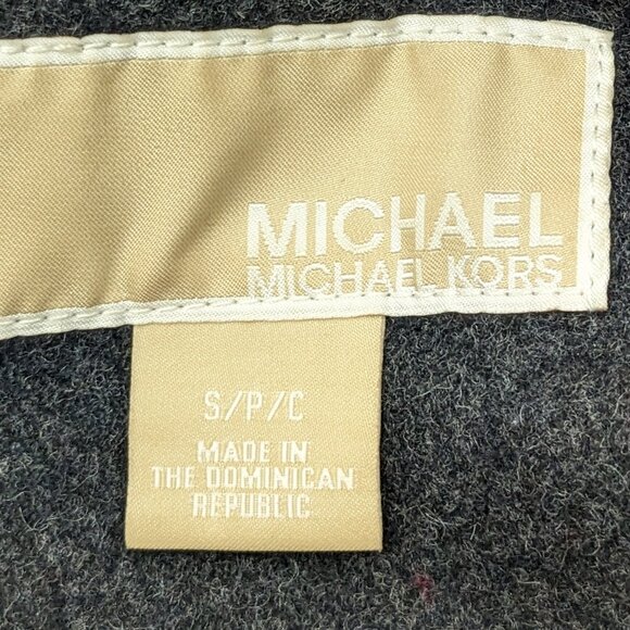 Michael Kors  Women's  Wool Coat  Size Small  Gray - Picture 11 of 13